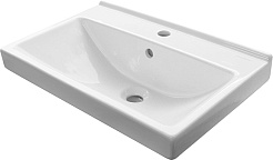 Mixline Тумба с раковиной Риф 60 2 створки белая – фотография-5