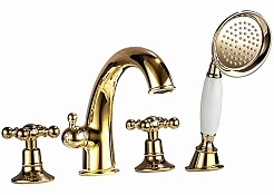 Gappo Смеситель для вынны G89-6 G1189-6 золото – фотография-1