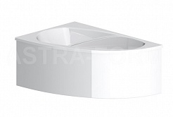 Astra-Form Ванна Тиора 154x105 L, литой мрамор – фотография-5