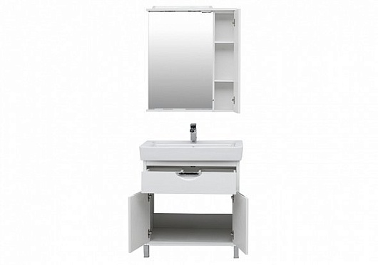 Aquanet Комплект мебели Гретта 80 new, белый – картинка-5