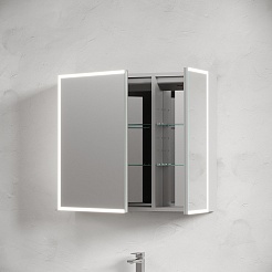 Sancos Зеркало-шкаф Evoke 80 с LED подсветкой SC8080 – фотография-2