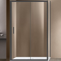 Vincea Душевой уголок Garda 120x80 VSR-1G8012CLGM профиль вороненая сталь стекло прозрачное