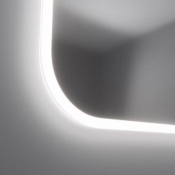 Teymi Зеркало Solli 100x70 Led с сенсором на взмах и увеличительным зеркальцем – фотография-5