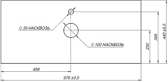 Aquanet Столешница Nova Lite 100 бежевая  – фотография-3