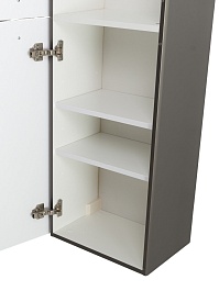 BelBagno Шкаф подвесной Due 40/150 оружейная сталь ручки Сатиновый никель – фотография-5