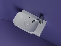 Ceramicanova Раковина Element 40/24 CN6074L белая – фотография-5