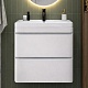 Vivon Тумба под раковину Atwood 60 подвесная белая матовая – фотография-16