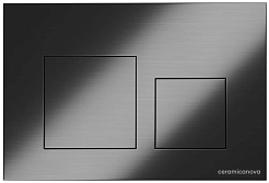 Ceramicanova Кнопка смыва Balance Square CN12-002GG вороненая сталь – фотография-1