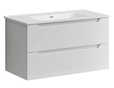 Sancos Тумба под раковину Norma 2.0 100 белый глянец