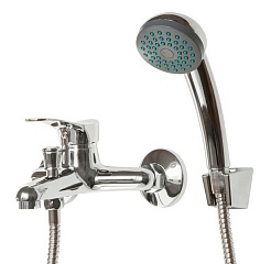 Frap Смеситель для ванны с душем H14 F3014-B хром – фотография-1