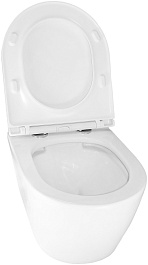 Azario Унитаз подвесной Uno AZ-2380 безободковый белый – фотография-9