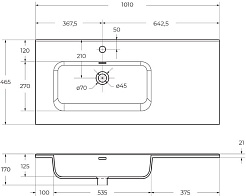 BelBagno Мебель для ванной Etna 100 L подвесная белая матовая – фотография-21