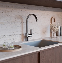 Mixline Смеситель для кухни 35k ML15-031 хром – фотография-4