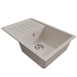 Mixline Мойка кухонная ML-GM19 белая – фотография-2