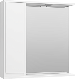 Misty Мебель для ванной Гармония 80 L белая – фотография-9