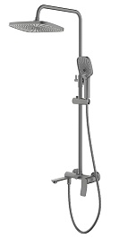 Azario Душевая стойка Escaro AZ-K2374GR серый графит – фотография-1