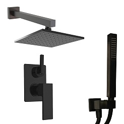 Paini Смеситель для душа Grazia 21PZSET26911SH черный брашированный PVD – фотография-1