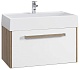 Belux Мебель для ванной Бёрн НП 70-01 белый /дуб сонома – фотография-7