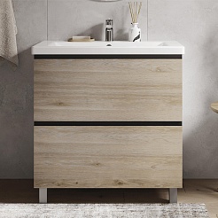 Vigo Мебель для ванной Cross 800-0-2 дуб давос натуральный – фотография-4