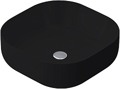 Am.Pm Мебельная накладная раковина Func 43 черная матовая