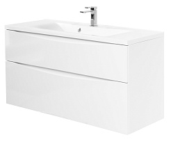 BelBagno Тумба с раковиной Marino-H60 100 подвесная Bianco Lucido – фотография-1