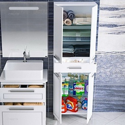 СанТа Пенал для ванной Нептун 60 – фотография-3