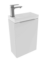 Зов Тумба под раковину Монови Слим 40 подвесная матовая белая