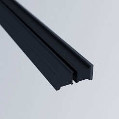 Vincea Душевой уголок Alpha 100x90 VSRW-3AL9010CLB профиль черный стекло прозрачное – фотография-7
