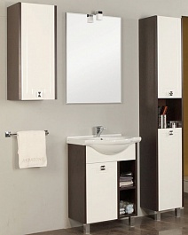 Акватон Мебель для ванной "Крит 65 М" с зеркалом – фотография-1