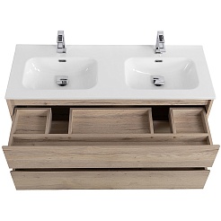 BelBagno Тумба под раковину Kraft 120 подвесная Rovere Galifax Bianco – фотография-8