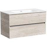 Sancos Тумба с раковиной Urban 90 дуб галифакс натуральный раковина Element 91 CN7002