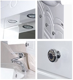 Misty Зеркальный шкаф Илона 80 – фотография-3