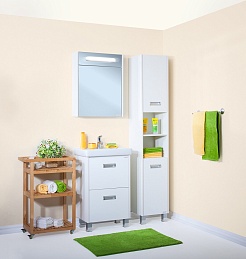 Бриклаер Пенал для ванной Палермо 34 с б/к – фотография-4