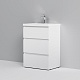 Am.Pm Мебель для ванной Gem S 60 белый глянец,напольная, с 3 ящиками – картинка-18