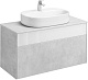 Акватон Тумба под раковину Марбл 100 подвесная слэйт/белая матовая – картинка-31