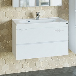 СанТа Тумба для умывальника Марс 80 подвесная Elen 80 – фотография-1