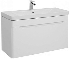 Aquanet Тумба с раковиной София 105 белая – фотография-1