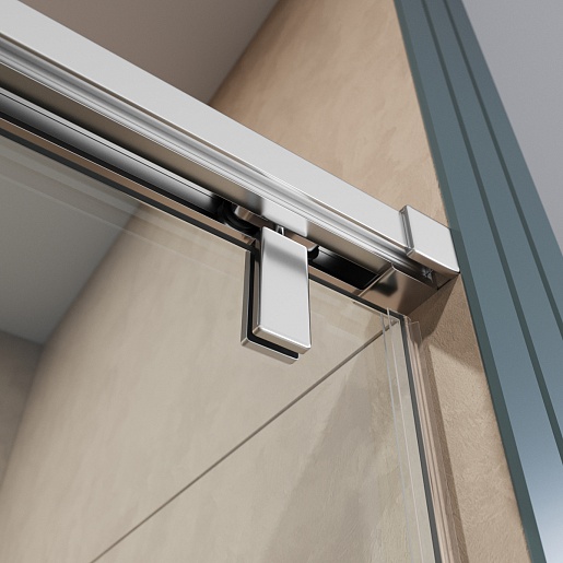 BelBagno Душевая дверь в нишу Soft Close-1 SOFT_CLOSE-1-BF-1-120-C-Cr 120x200 профиль хром стекло прозрачное – фотография-8