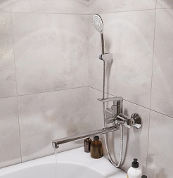 Mixline Смеситель для ванны и раковины 35k ML29-02 "Comfort" – фотография-5