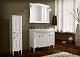 ASB-Woodline Мебель для ванной Модена 105 белая, массив ясеня – фотография-10
