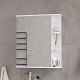 Volna Мебель для ванной Twing 60.2Y белая/бетон – фотография-36