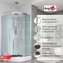 Avacan Душевая кабина 110/110 EM2011LEDNEW – фотография-2
