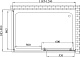 Vincea Душевой уголок Alpha 120x90 VSR-3AL9012MT профиль хром стекло текстурное (рифленое) – фотография-9