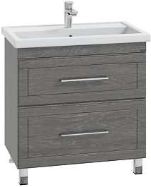 СанТа Тумба под раковину Венера 80 дуб шале графит – фотография-1