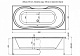 Aquanet Акриловая ванна Valencia 180x80 – картинка-15