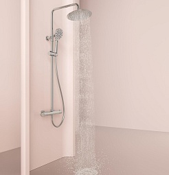 Sancos Душевая система Kanedo с термостатом хром SC7200CH – фотография-3