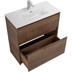 BelBagno Тумба под раковину Kraft 39 80 напольная Rovere Tabacco – фотография-3