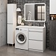 Onika Мебель для ванной Милтон 120 R под стиральную машину белая – картинка-16