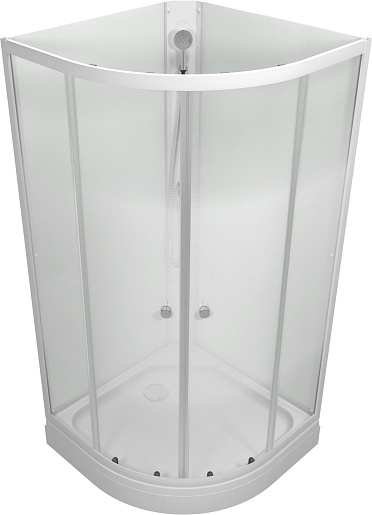 Triton Душевая кабина Лайт 90x90 А без крыши – картинка-3