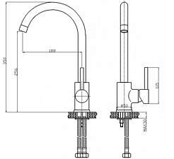 Raiber Смеситель для кухни Focus R6501 – фотография-4